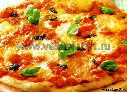 сочная и ароматная неаполитанская пицца "Маргарита"